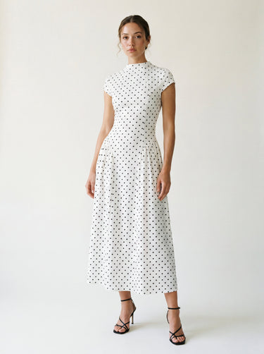 The Maura Polka Dot Dress