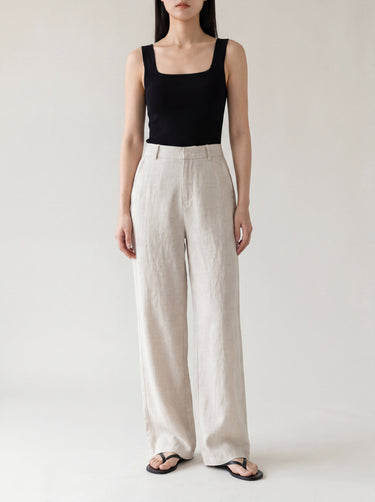 The Miela Linen Blend Pant