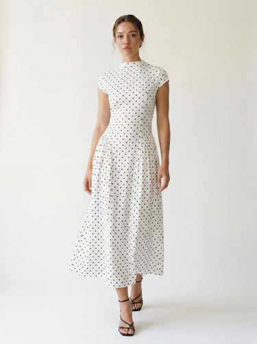 The Maura Polka Dot Dress