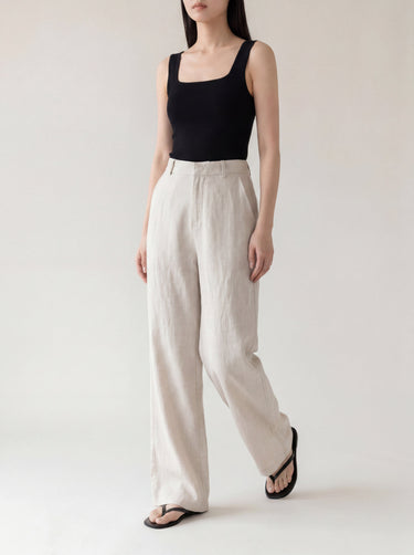 The Miela Linen Blend Pant