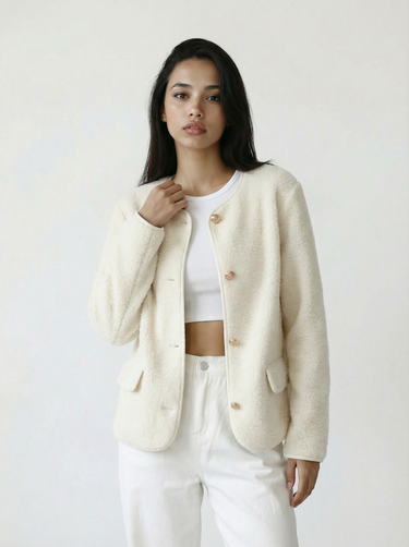 The Quinn Boucle Coat