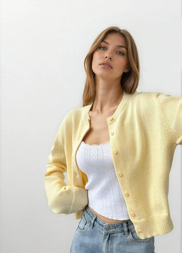 Yellow Cardigan