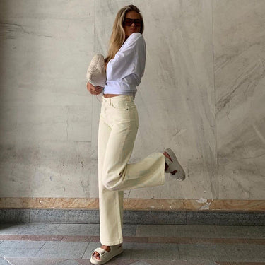 Straight Leg Relaxed Jeans