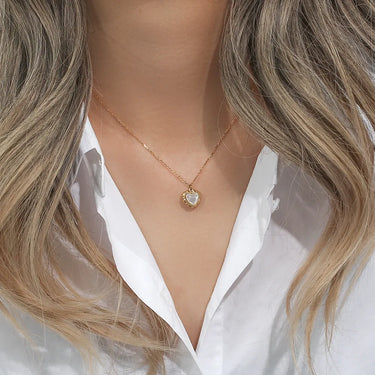 Vintage Heart Pendant Necklace