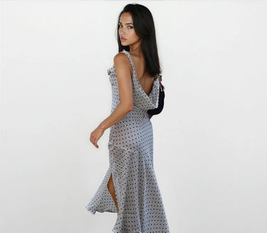 White Polka Dot Dress