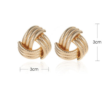 Geometric Stud Earrings