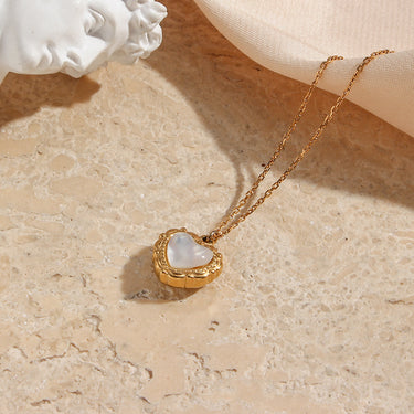 Vintage Heart Pendant Necklace