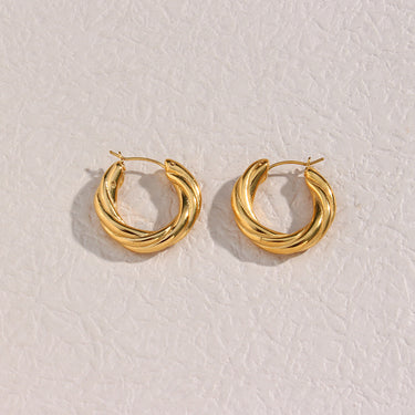 Twisted Hoop Earrings