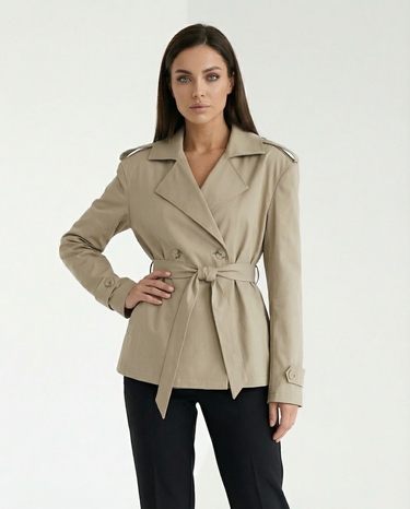 Blair Trench Tie Waist Coat
