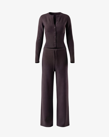The Moriel Knit Ribbed Matching Set