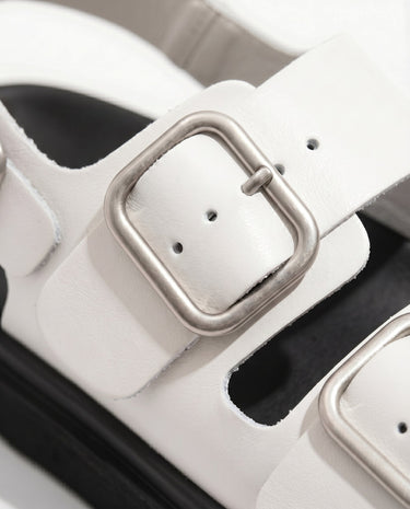 White sandals, view 6 – Moriel Heritage