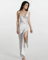 White Polka Dot Dress