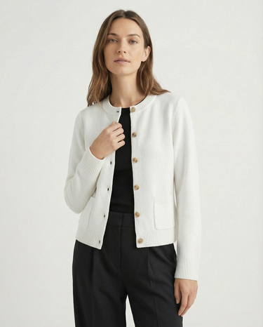 Harlow Wool Knit Cardi