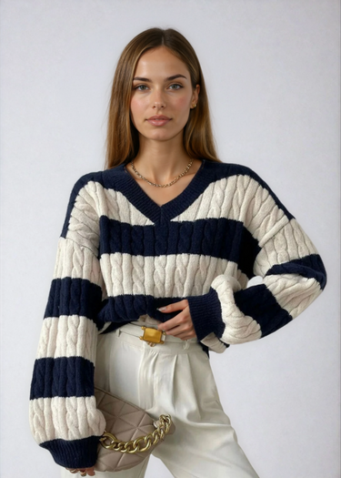 Navy Stripes