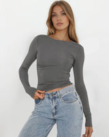Dark Grey Top