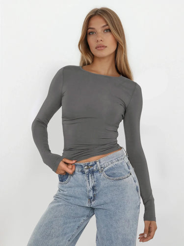 Dark Grey Top