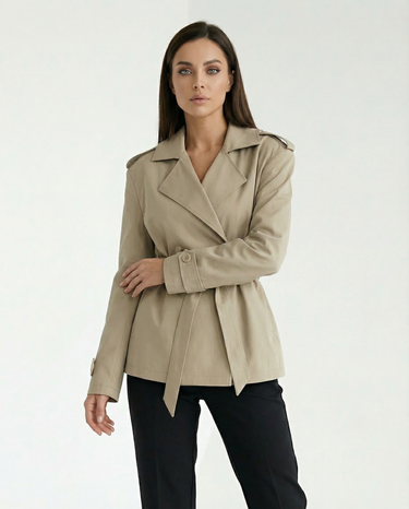 Blair Trench Tie Waist Coat