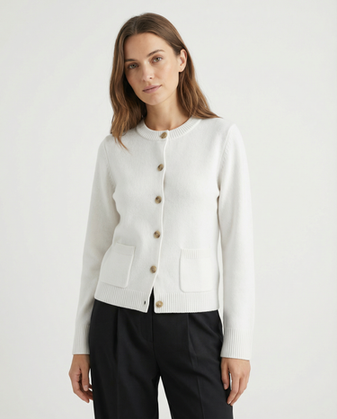 Harlow Wool Knit Cardi