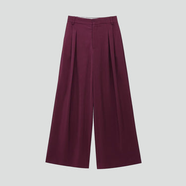 Aliya Burgundy Blazer Set