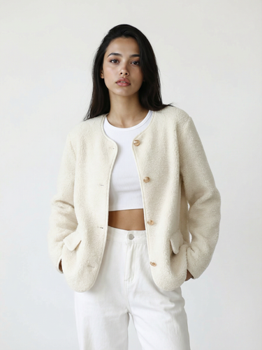 The Quinn Boucle Coat