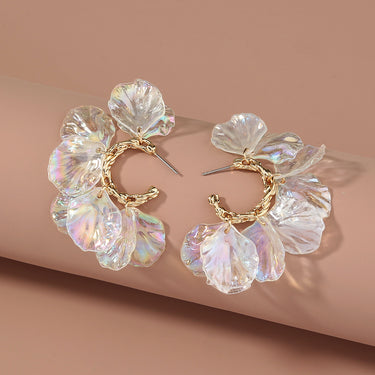 Petal Pearl Floral Earrings