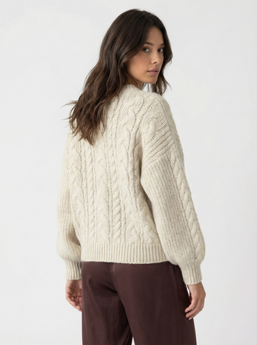 Iris Cable Knit Cardigan