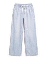 Isla Stretch Denim Jeans in Light Blue, flat lay