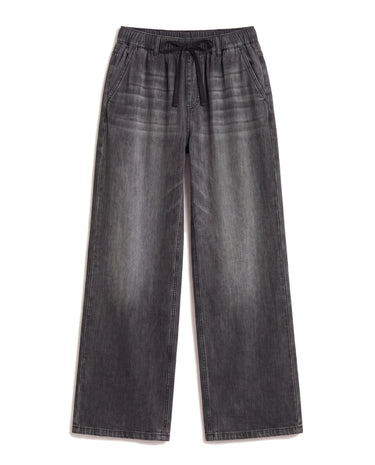 Isla Stretch Denim Jeans in Gray, flat lay