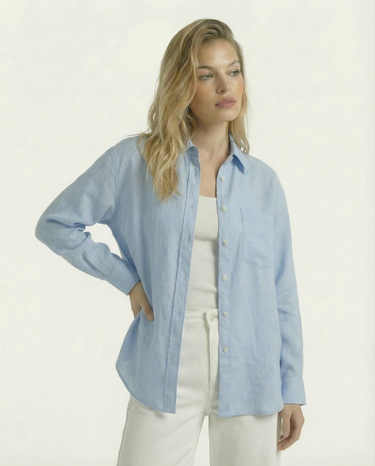 The Salerno 100% Linen Shirt | Moriel Heritage