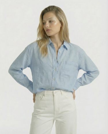 The Salerno 100% Linen Shirt | Moriel Heritage