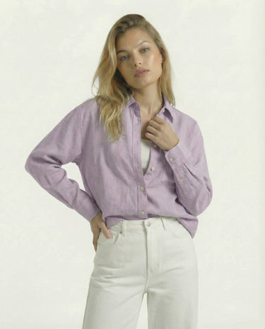 The Salerno 100% Linen Shirt | Moriel Heritage