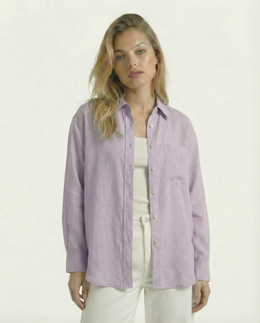 The Salerno 100% Linen Shirt | Moriel Heritage