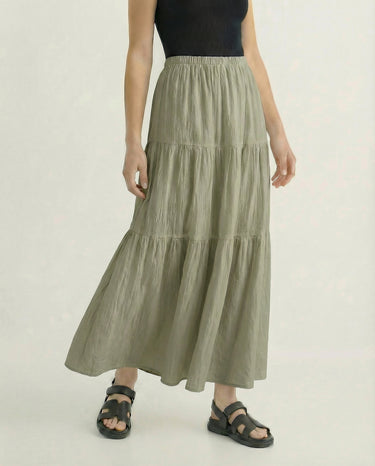 Noemi Cotton A-Line Skirt