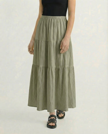 Noemi Cotton A-Line Skirt