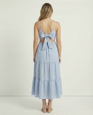 Isla Striped Summer Maxi Dress