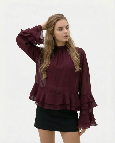 The Eloise Ruffle Blouse