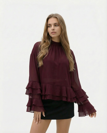 The Eloise Ruffle Blouse