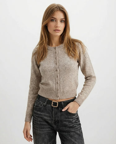 Short Knitted Cardigan