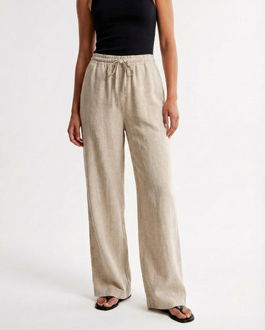 The Verena Cotton Linen Trousers