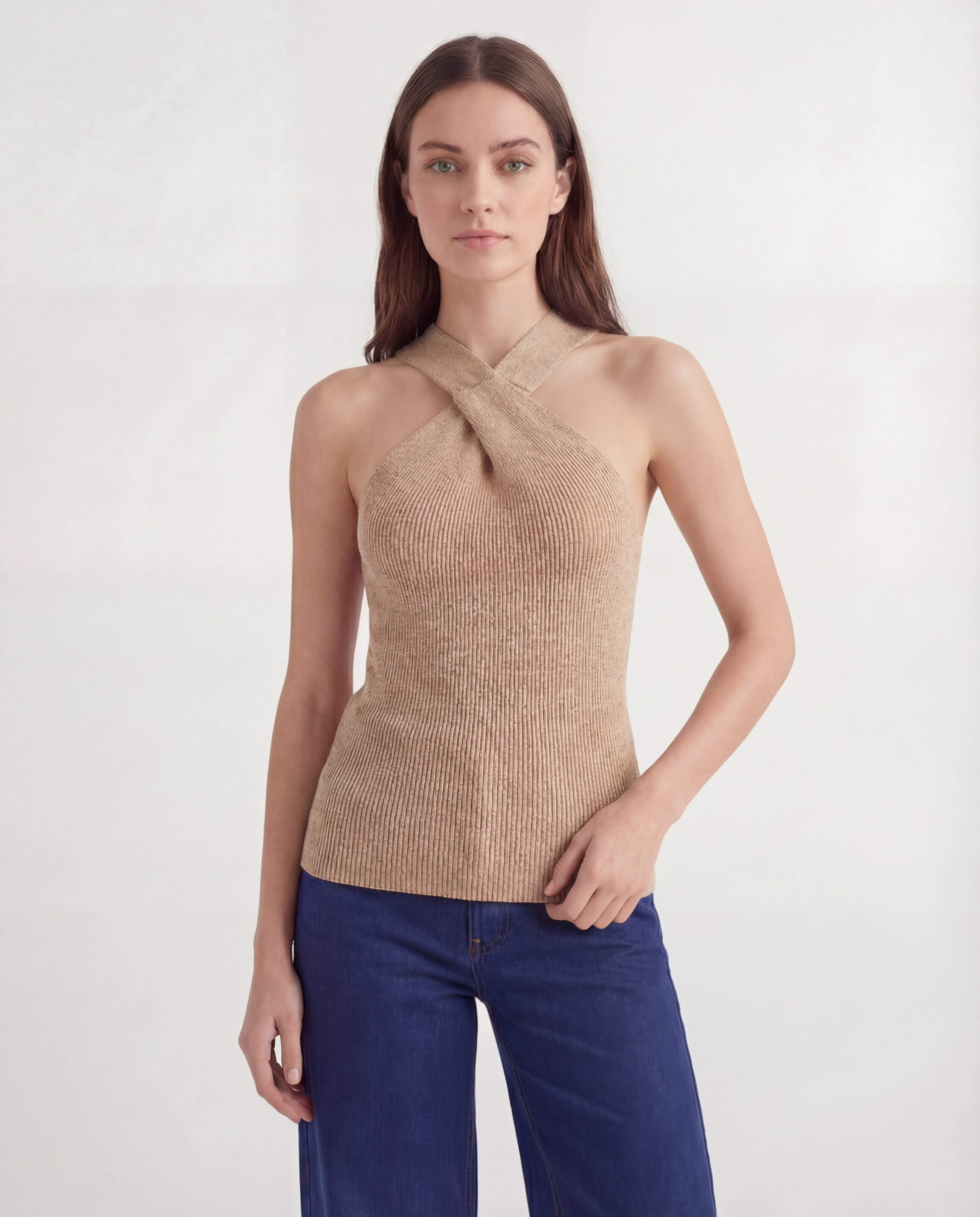 Mila Knit Halter Neck Top – Moriel Heritage