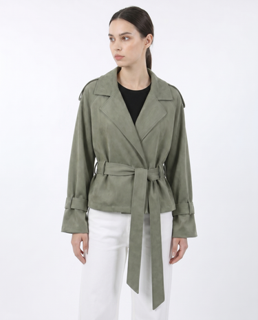 The Avielle Belted Trench