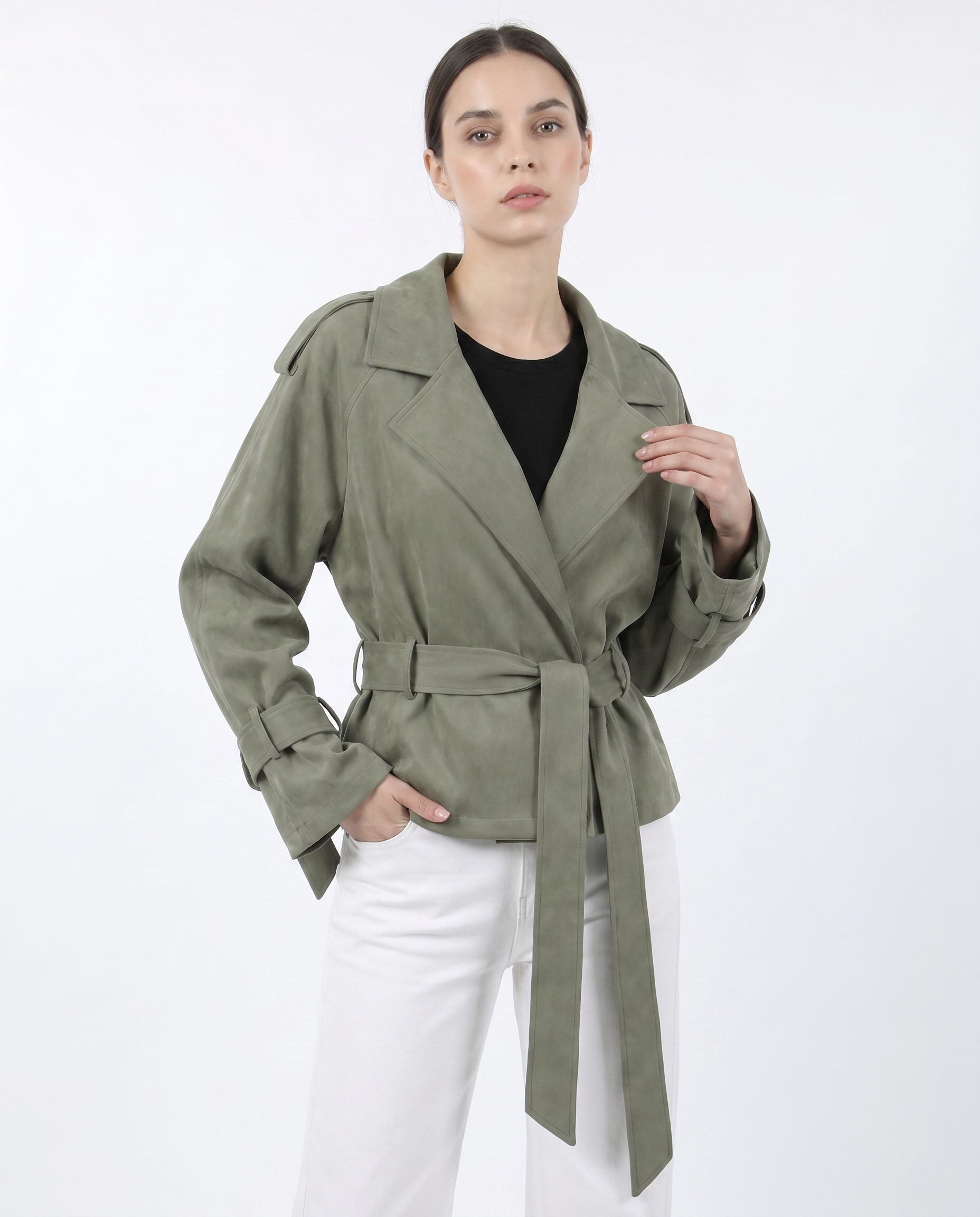 The Avielle Belted Trench – Moriel Heritage