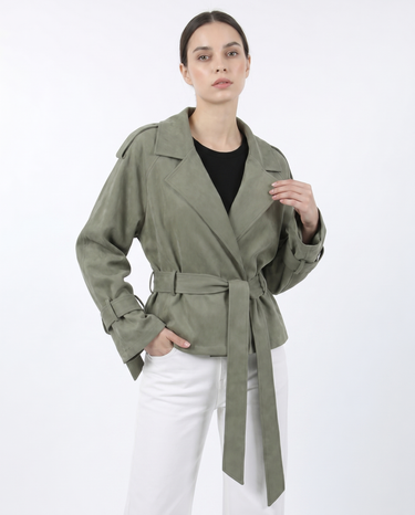 The Avielle Belted Trench