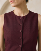 Khaki polyester vest – Moriel Heritage