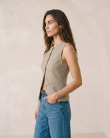 Polyester vest, view 6 – Moriel Heritage