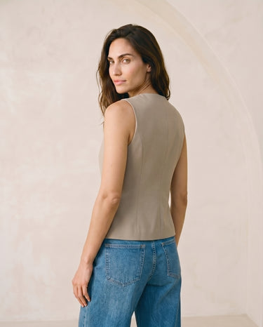 Polyester vest, view 7 – Moriel Heritage