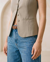 Polyester vest, view 9 – Moriel Heritage