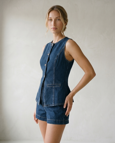 Denim set, view 6 – Moriel Heritage
