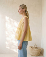 Baby Blue vest, view 5 – Moriel Heritage