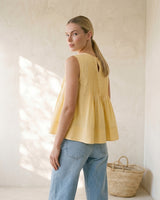 Baby Blue vest, view 2 – Moriel Heritage